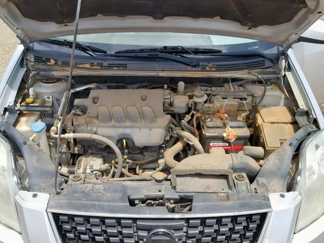 3N1AB61E59L654703 - 2009 NISSAN SENTRA 2.0 SILVER photo 7