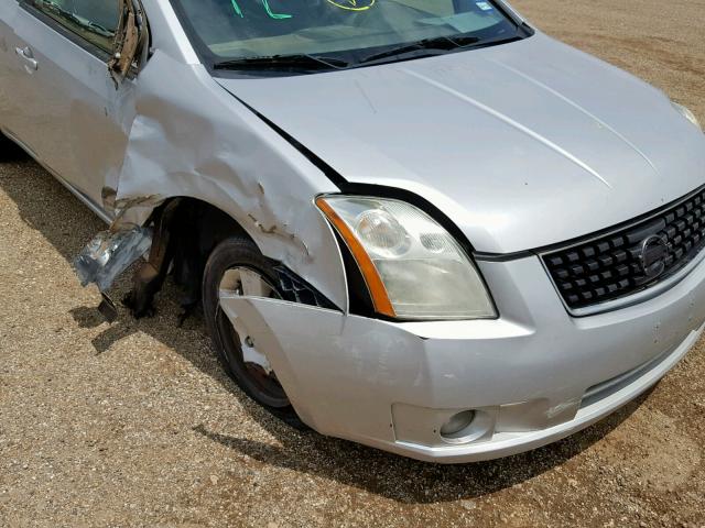 3N1AB61E59L654703 - 2009 NISSAN SENTRA 2.0 SILVER photo 9