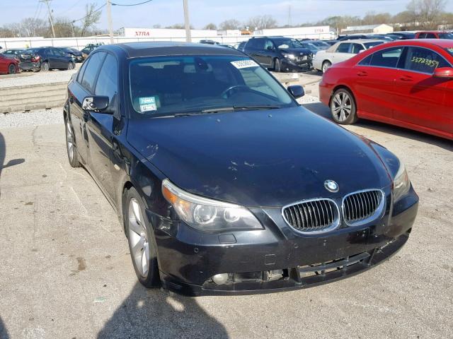 WBANB53536CP00779 - 2006 BMW 550 I BLACK photo 1