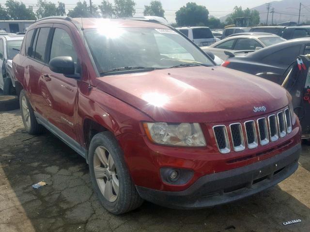 1J4NT1FAXBD208721 - 2011 JEEP COMPASS SP Бордовый фото 1