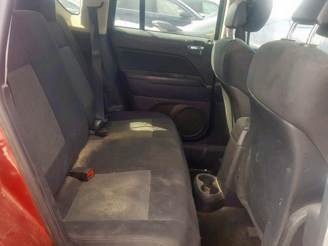 1J4NT1FAXBD208721 - 2011 JEEP COMPASS SP Бордовый фото 6