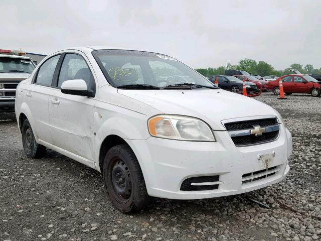 KL1TD56627B124738 - 2007 CHEVROLET AVEO BASE შავი ფოტო 1