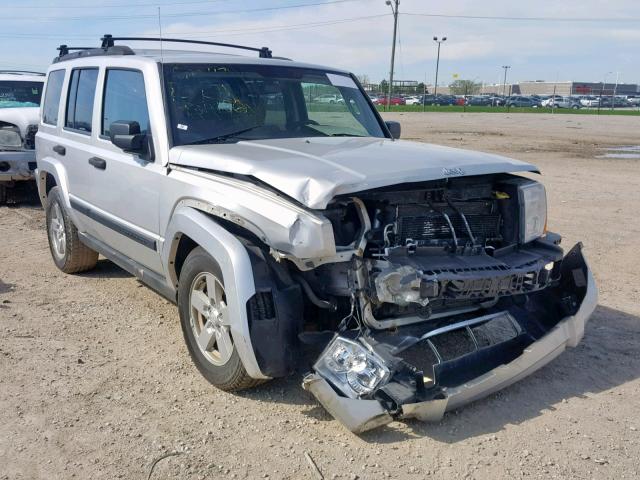 1J8HG48N66C131486 - 2006 JEEP COMMANDER SILVER photo 1