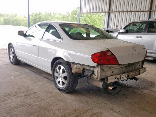 19UYA42451A028770 - 2001 ACURA 3.2CL WHITE photo 3