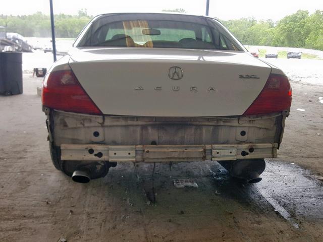 19UYA42451A028770 - 2001 ACURA 3.2CL WHITE photo 9