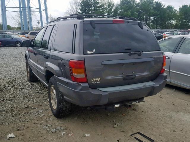 1J4GW48S53C513560 - 2003 JEEP GRAND CHER GRAY photo 3