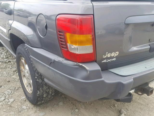 1J4GW48S53C513560 - 2003 JEEP GRAND CHER GRAY photo 9