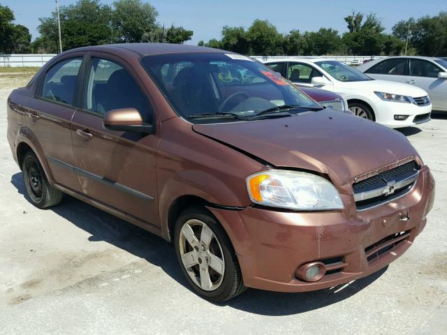 KL1TG5DE4BB249475 - 2011 CHEVROLET AVEO LT BROWN photo 1