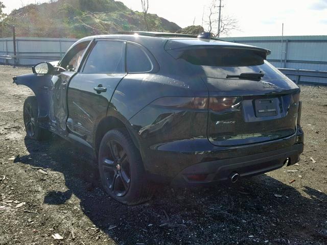 SADCL2BV5HA063730 - 2017 JAGUAR F-PACE R - BLACK photo 3