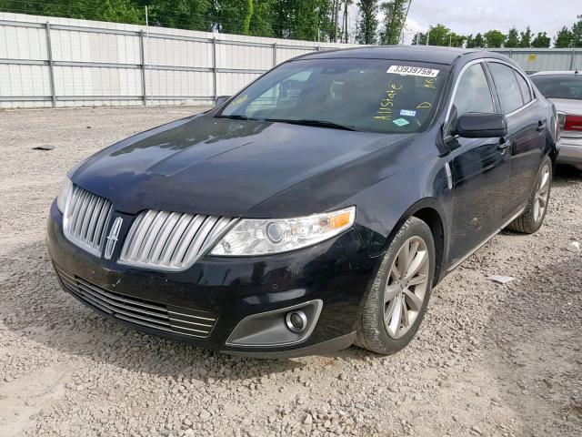 1LNHL9DR7CG802477 - 2012 LINCOLN MKS BLACK photo 2