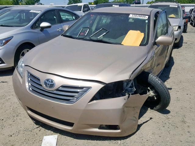 4T1BB46K69U099945 - 2009 TOYOTA CAMRY HYBR GOLD photo 2