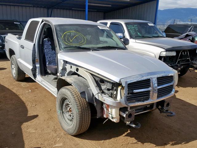 1D7HW48K57S103837 - 2007 DODGE DAKOTA QUA SILVER photo 1