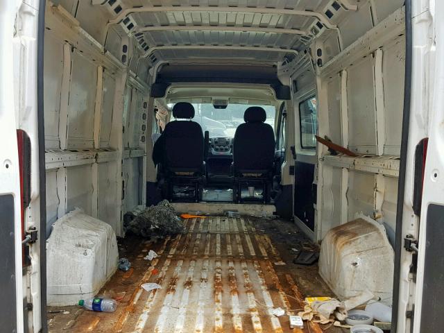 3C6TRVDG1HE522394 - 2017 RAM PROMASTER WHITE photo 10