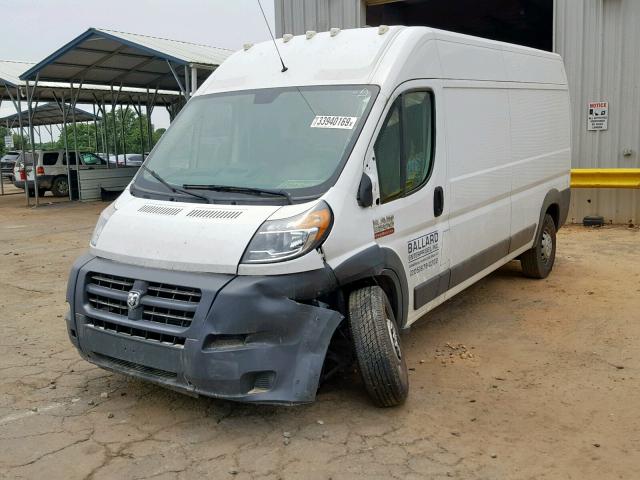 3C6TRVDG1HE522394 - 2017 RAM PROMASTER WHITE photo 2
