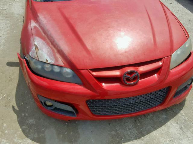 JM1GG12LX61106899 - 2006 MAZDA SPEED 6 RED photo 9