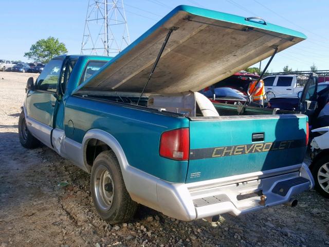 1GCCS19Z1R8144721 - 1994 CHEVROLET S TRUCK S1 GREEN photo 3