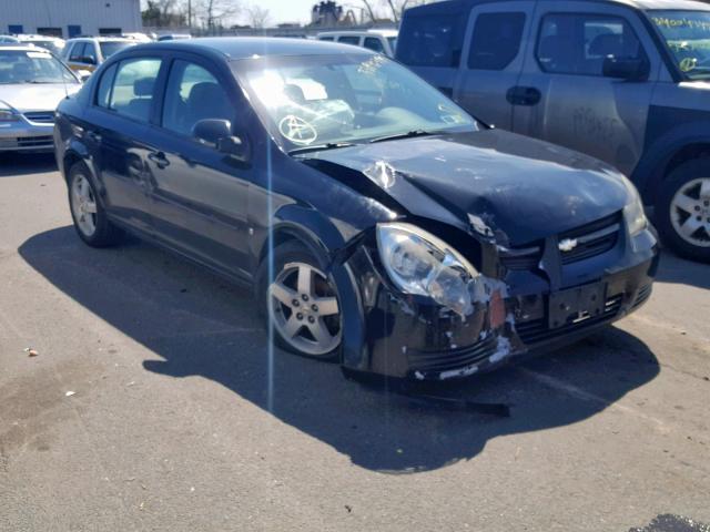 1G1AT58H497116267 - 2009 CHEVROLET COBALT LT BLACK photo 1