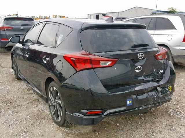 JTNKARJE5GJ513314 - 2016 TOYOTA SCION IM BLACK photo 3