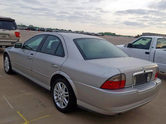 1LNHM87A84Y605813 - 2004 LINCOLN LS SILVER photo 3