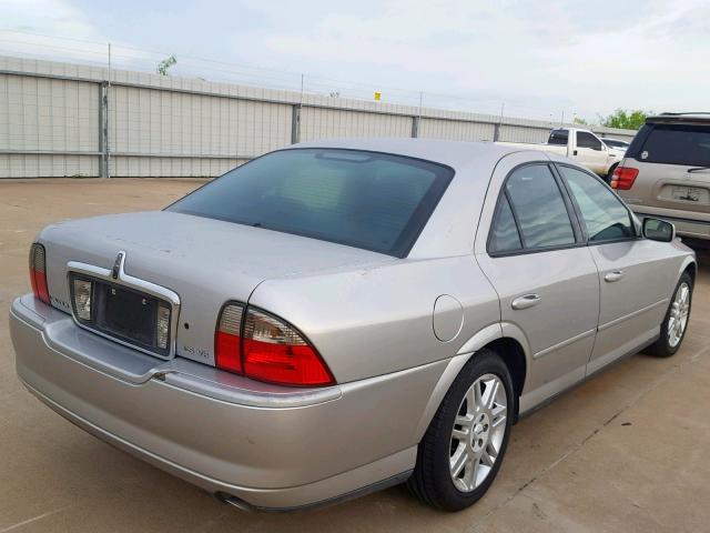 1LNHM87A84Y605813 - 2004 LINCOLN LS SILVER photo 4