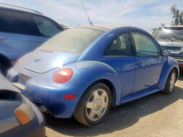 3VWDD21C81M435225 - 2001 VOLKSWAGEN NEW BEETLE Mavi foto 4