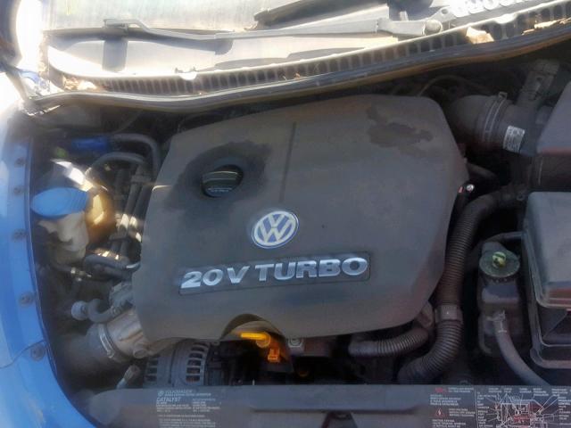 3VWDD21C81M435225 - 2001 VOLKSWAGEN NEW BEETLE Mavi foto 7