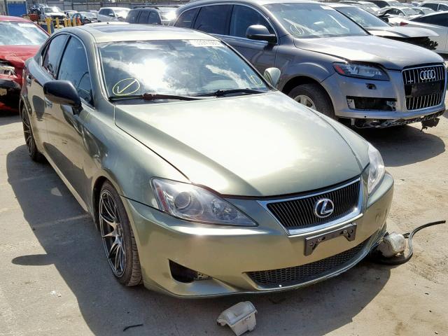 JTHBK262872027306 - 2007 LEXUS IS 250 GREEN photo 1