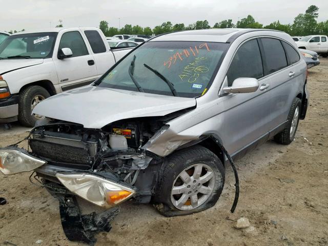 JHLRE38759C015233 - 2009 HONDA CR-V EXL GRAY photo 2