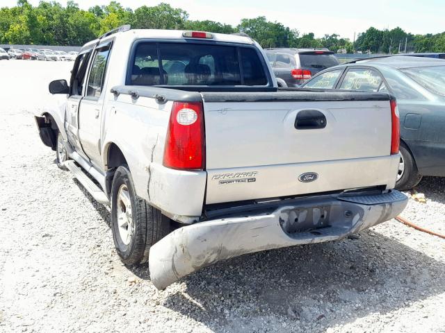 1FMZU67K05UA53704 - 2005 FORD EXPLORER S SILVER photo 3