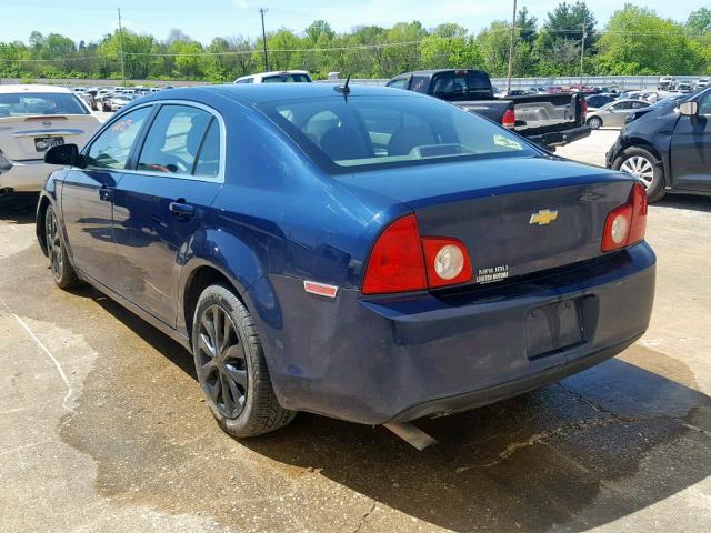 1G1ZB5E14BF166580 - 2011 CHEVROLET MALIBU LS BLUE photo 3