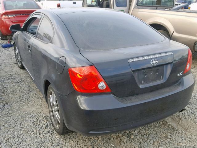 JTKDE177460089097 - 2006 TOYOTA SCION TC შავი ფოტო 3