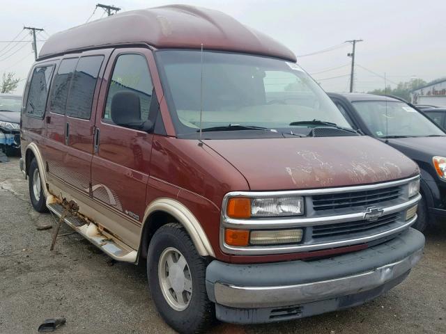 1GBFG15R9X1023157 - 1999 CHEVROLET EXPRESS G1 MAROON photo 1