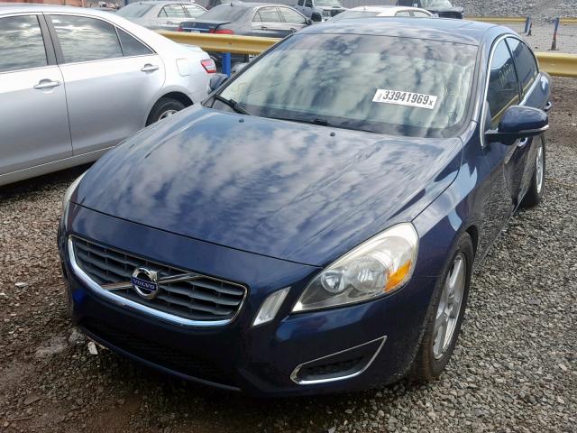 YV1622FS0C2079729 - 2012 VOLVO S60 T5 BLUE photo 2