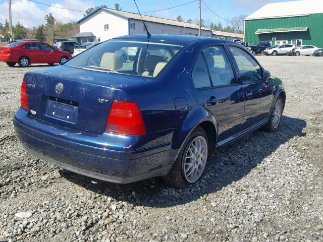 3VWSD69M81M230600 - 2001 VOLKSWAGEN JETTA GLS BLUE photo 4