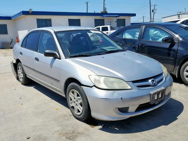 2HGES16344H551087 - 2004 HONDA CIVIC DX V SILVER photo 1