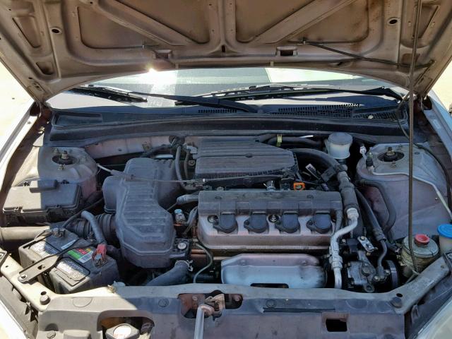 2HGES16344H551087 - 2004 HONDA CIVIC DX V SILVER photo 7