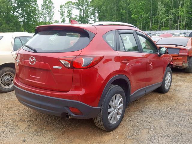 JM3KE2BE0E0401125 - 2014 MAZDA CX-5 SPORT RED photo 4