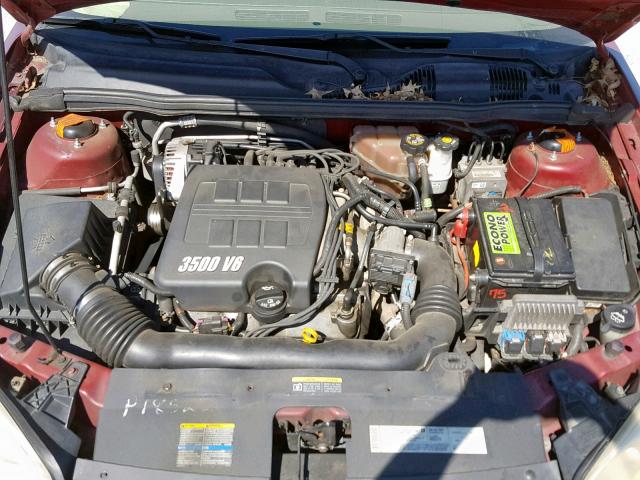 1G1ZT628X5F205844 - 2005 CHEVROLET MALIBU MAX 栗色 照片 7