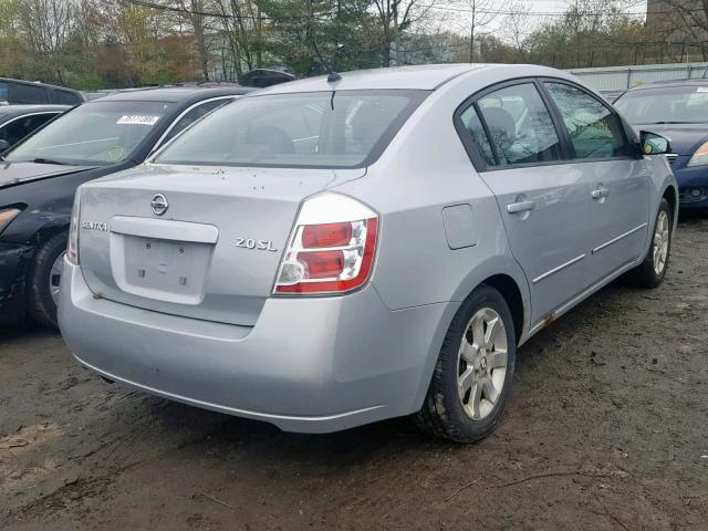 3N1AB61E67L676741 - 2007 NISSAN SENTRA 2.0 SILVER photo 4