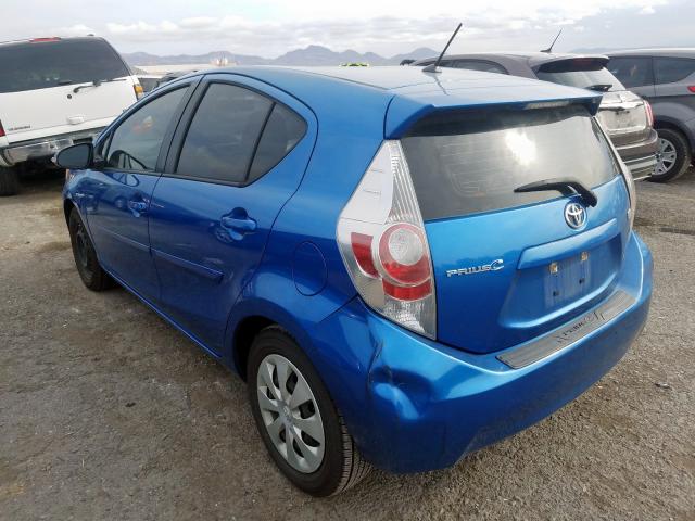 JTDKDTB33C1522951 - 2012 TOYOTA PRIUS C  photo 3