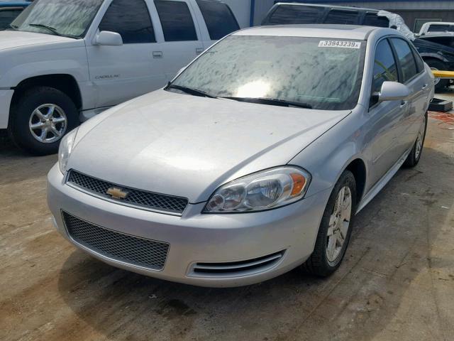 2G1WB5E32F1114785 - 2015 CHEVROLET IMPALA LIM SILVER photo 2