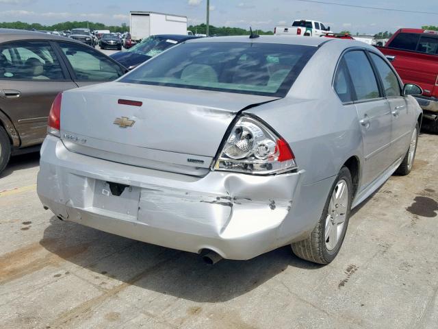 2G1WB5E32F1114785 - 2015 CHEVROLET IMPALA LIM SILVER photo 4