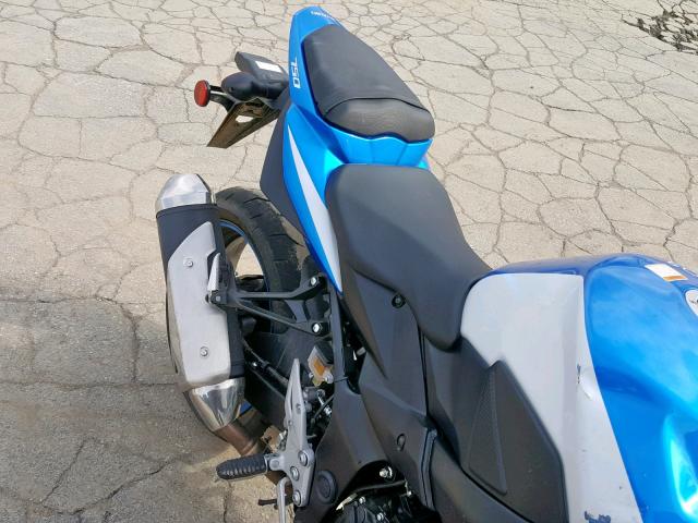 JS1GR7NA0F2101805 - 2015 SUZUKI GSX-S750 BLUE photo 6