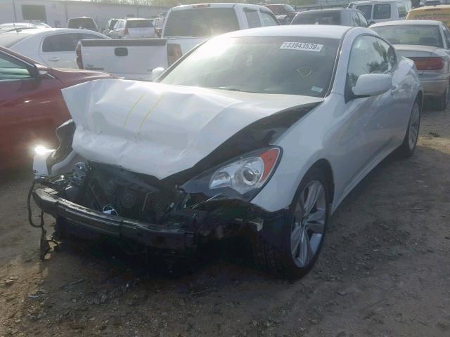 KMHHT6KD0CU071592 - 2012 HYUNDAI GENESIS CO WHITE photo 2