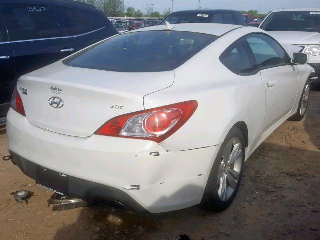 KMHHT6KD0CU071592 - 2012 HYUNDAI GENESIS CO WHITE photo 4