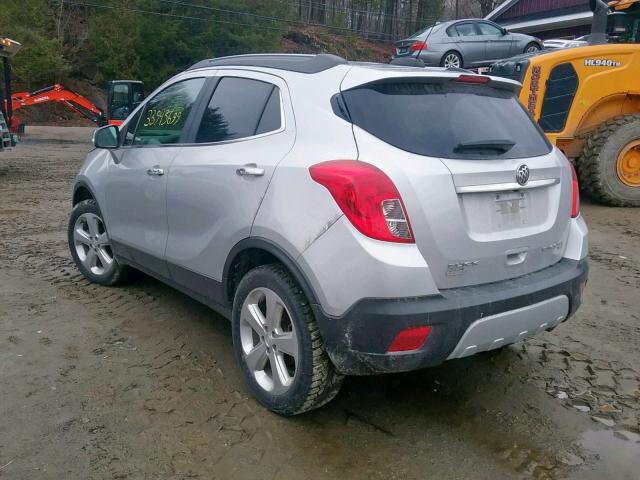 KL4CJESB6FB133116 - 2015 BUICK ENCORE SILVER photo 3