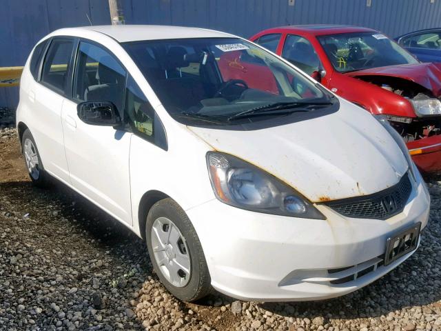 JHMGE8G35DC028457 - 2013 HONDA FIT WHITE photo 1