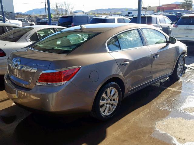 1G4GB5EG7AF318753 - 2010 BUICK LACROSSE C BROWN photo 4