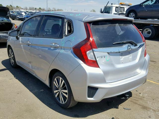 3HGGK5H86FM714027 - 2015 HONDA FIT EX SILVER photo 3