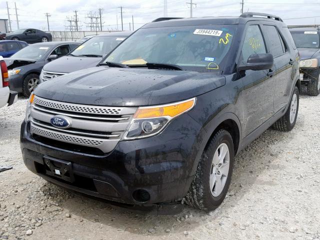 1FM5K7B82DGA01428 - 2013 FORD EXPLORER BLACK photo 2